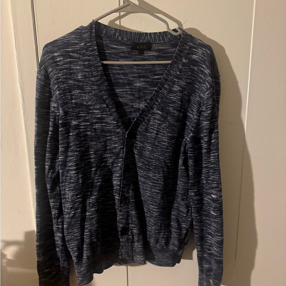 A.P.C. Men's Blue Sweater